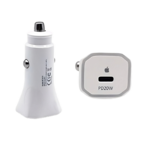 Cargador de Auto 20W Carga Rápida USB-C