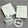 Cargador de pared 20W USB-C con cable Lightning para iPhone en caja
