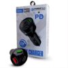 Cargador de auto 55W carga rápida PD Quick Charge 3.0